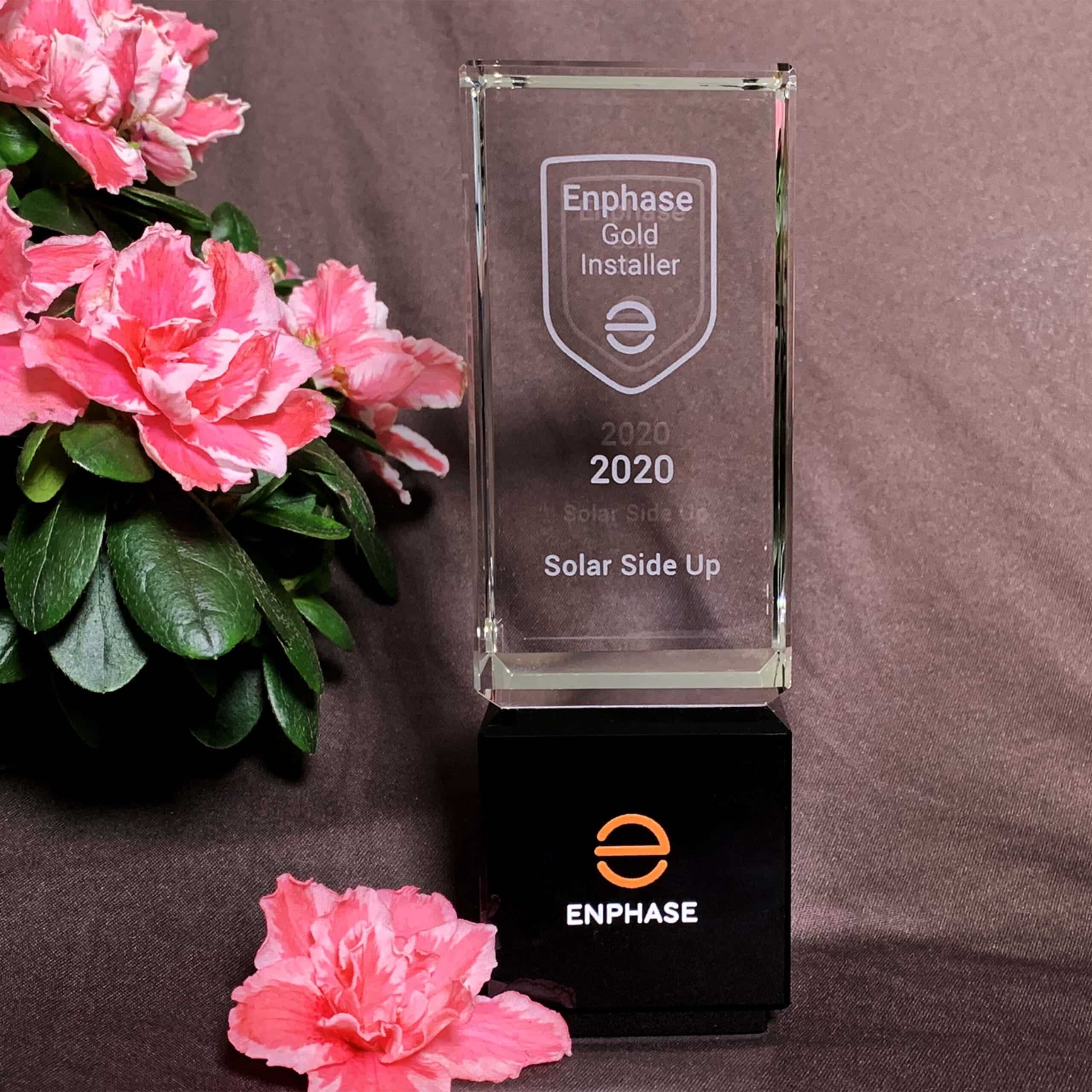 Enphase Gold Installer Award