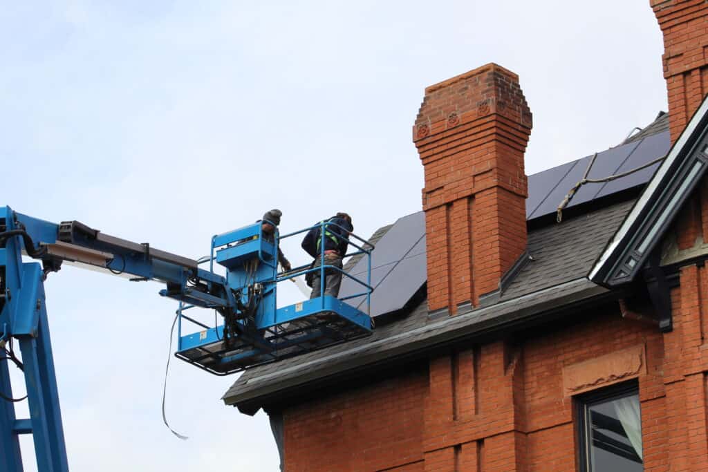 solar panel removal and reinstallation