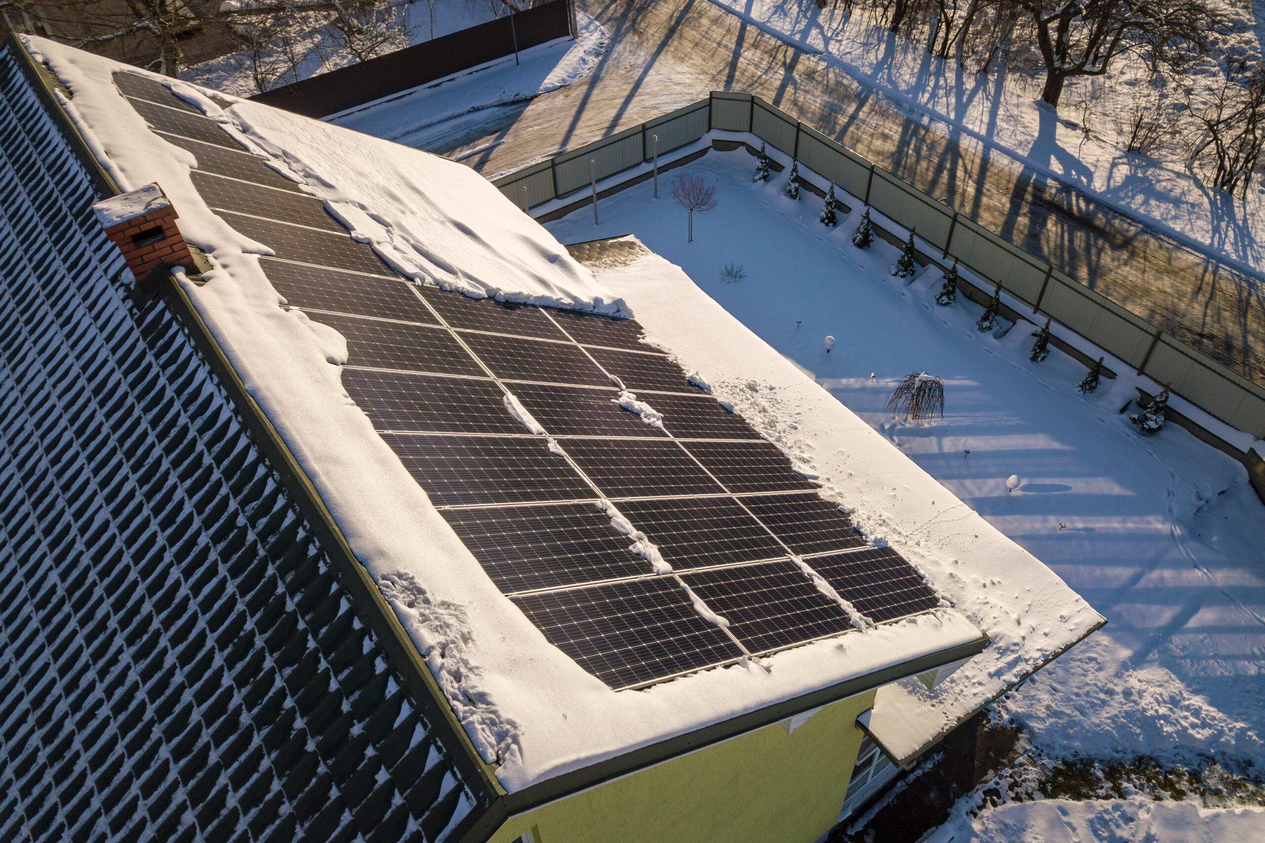 Solar Panel Installation In Winter