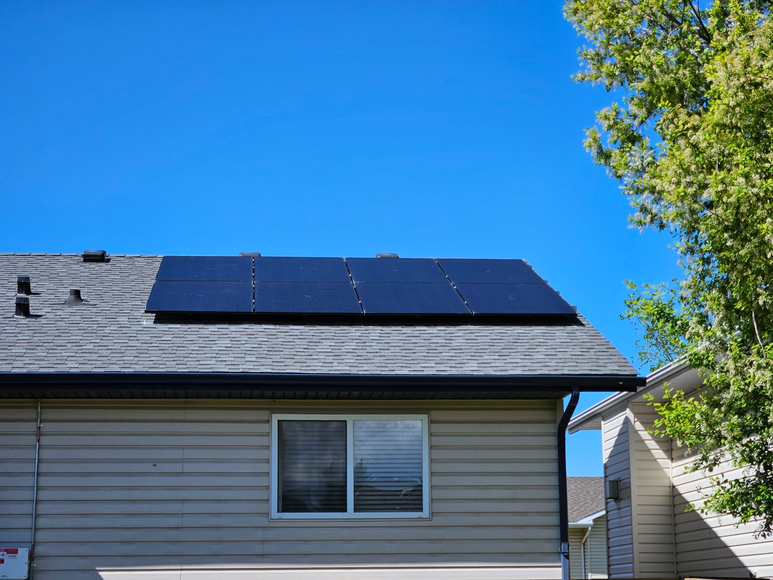 Denver home with solar panels installed